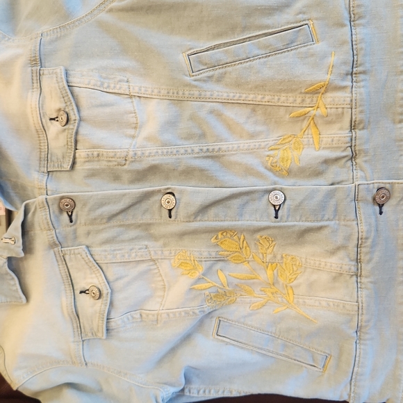 LuLaRoe denim jacket size medium - Picture 2 of 5